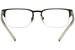 Burberry Men's Eyeglasses BE1297 BE/1297 Half Rim Optical Frame