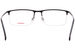 Carrera 8875 Titanium Eyeglasses Men's Semi Rim Rectangle Shape