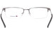 Champion Pushx Eyeglasses Men's Semi Rim Rectangular Optical Frame