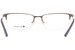 Champion Pushx Eyeglasses Men's Semi Rim Rectangular Optical Frame