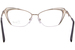 Diva 5555 Eyeglasses Women's Semi Rim Cat Eye