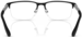 Emporio Armani EA1164 Eyeglasses Men's Semi Rim Rectangle Shape