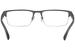 Emporio Armani Men's Eyeglasses EA1050 EA/1050 Half Rim Optical Frame