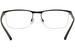 Emporio Armani Men's Eyeglasses EA1056 EA/1056 Half Rim Optical Frame