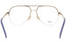 Fendi M0036 Eyeglasses Men's Semi Rim Pilot Optical Frame