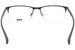 Fila VF9944 Eyeglasses Men's Half Rim Rectangular Optical Frame