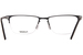 Flexon B2030 Eyeglasses Men's Semi Rim Rectangle Shape