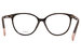 Furla VFU189 Eyeglasses Women's Full Rim Cat Eye Optical Frame