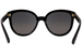 Gucci GG1315S 002 Sunglasses Women's Black/Grey Gradient Butterfly Shape 54mm