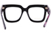 Gucci GG1549O Eyeglasses Women's Full Rim Rectangle Shape