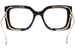 Gucci GG1567O Eyeglasses Women's Full Rim Butterfly Shape