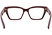 Gucci GG1715O Eyeglasses Women's Full Rim Rectangle Shape