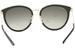 Gucci Women's GG0077SK GG/0077/SK Round Sunglasses