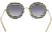 Gucci Women's GG0113S GG/0113/S Fashion Round Sunglasses