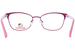 Hello Kitty HK371 Eyeglasses Youth Kids Girl's Full Rim Round Shape