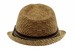 Henschel Men's Vented Two-Tone Straw Fedora Hat