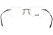 Hugo Boss 1424 Eyeglasses Men's Rimless Rectangle Shape