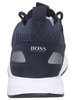 Hugo Boss Men's Titanium Sneakers Knit Trainers