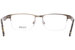 Izod 2090 Eyeglasses Frame Men's Semi Rim Rectangular