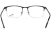 Jaguar 33116 Eyeglasses Men's Semi Rim Rectangle Shape