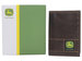 John Deere Men's Access Wallet Trifold Raised Panel Logo