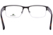 Lacoste L2299 Eyeglasses Men's Semi Rim Rectangle Shape