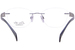 Line Art by Charmant XL2151 Eyeglasses Women's Rimless Oval Optical Frame