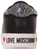 Love Moschino Women's Sneakers Rhinestone Logo