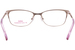 Lulu By Lulu Guinness LK047 Eyeglasses Youth Kids Girls Full Rim Rectangle Shape