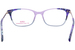 Lulu By Lulu Guinness LK048 Eyeglasses Youth Kids Girls Full Rim Rectangle Shape