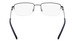 Marchon NYC M-2016 Eyeglasses Men's Semi Rim Rectangle Shape