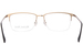 Michael Ryen MR-384 Eyeglasses Men's Semi Rim Rectangle Shape