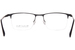 Michael Ryen MR-400 Eyeglasses Men's Semi Rim Square Shape