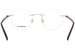 Mont Blanc MB0224O Eyeglasses Men's Rimless Round Shape