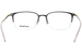 Mont Blanc MB0234OK Eyeglasses Men's Semi Rim Square Shape