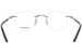 Mont Blanc MB0244O Eyeglasses Men's Rimless Oval Shape