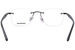 Mont Blanc MB0346O Eyeglasses Men's Rimless Rectangle Shape