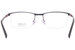 Morel Lightec 30042L Eyeglasses Frame Men's Semi Rim Rectangular