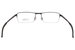 Morel Lightec 30125S Eyeglasses Men's Half Rim Rectangular Optical Frame