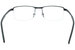 Morel Lightec 30171L Men's Eyeglasses Half Rim Rectangular Optical Frame