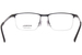 Morel Lightec 30304L Eyeglasses Men's Semi Rim Rectangle Shape