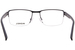 Morel Lightec 30327L Eyeglasses Men's Semi Rim Rectangle Shape