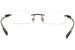 Nautica Men's Eyeglasses N6381 N/6381 Rimless Optical Frame