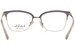 Nicole Miller Cannes Eyeglasses Women's Semi Rim Cat Eye Optical Frame