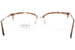 Nicole Miller Dix Bay Eyeglasses Women's Semi Rim Square Shape