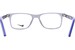 Nike 5549 Eyeglasses Youth Full Rim Rectangle Shape