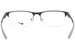 Nike 8045 Eyeglasses Men's Semi Rim Rectangle Shape