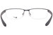 Nike 8172 Eyeglasses Frame Men's Semi Rim Rectangular