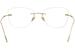 Oligarch Women's Eyeglasses NK3333/4 NK/3333/4 24kt Gold Rimless Optical Frame