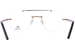 Omas Olimpo Eyeglasses Men's Rimless Pilot